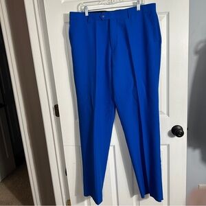 NWOT! Lucci Italiana Collezione men’s pants, blue, size 38R, unhemmed, spring
